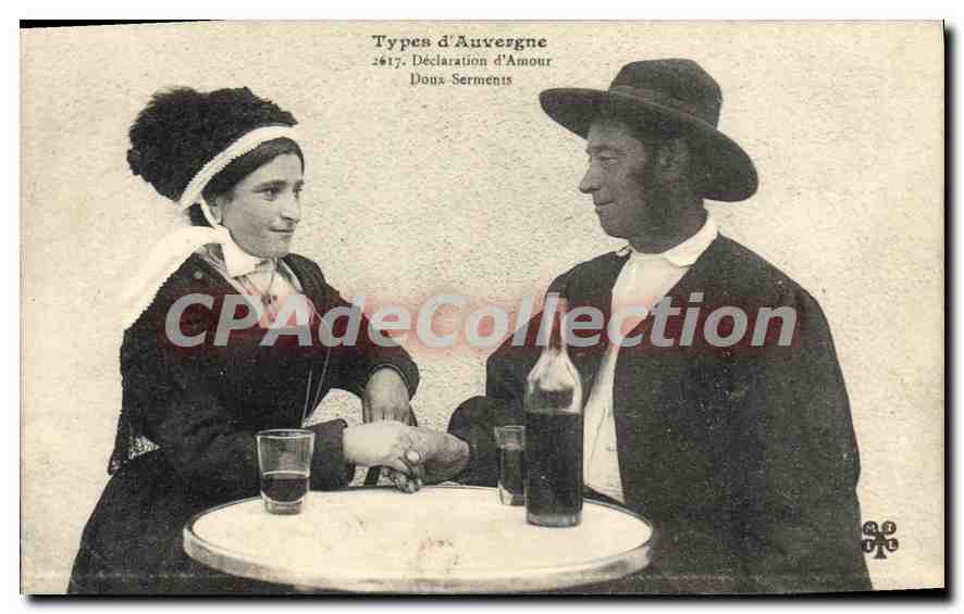 Types d'Auvergne — Déclaration d'Amour — Doux Serments