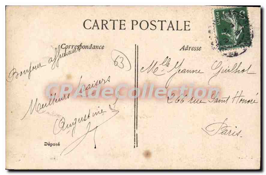 El Mont-Dore — Vista general — Editor ELD, n°2 — Reverso