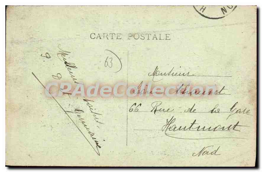 Auvergne — Lavigerie, Peyre Arche, Puy Griou und Puy Mary — Verlag L'Auvergne, Nr. 156 — Rückseite