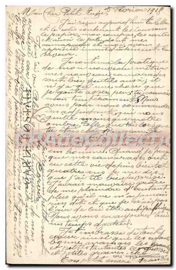 Royat — Vue panoramique avec château sur colline — Éditeur EA, n° 1251 — Verso