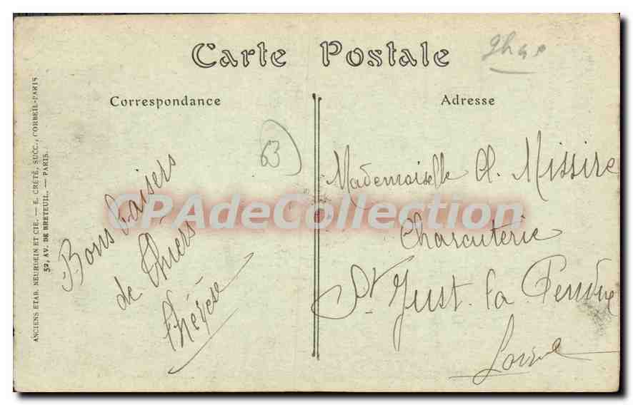 Thiers — La Durolle vers le Bout-du-Monde. Margeride et l'Usine de Recourland — JND Hot. — Reverso