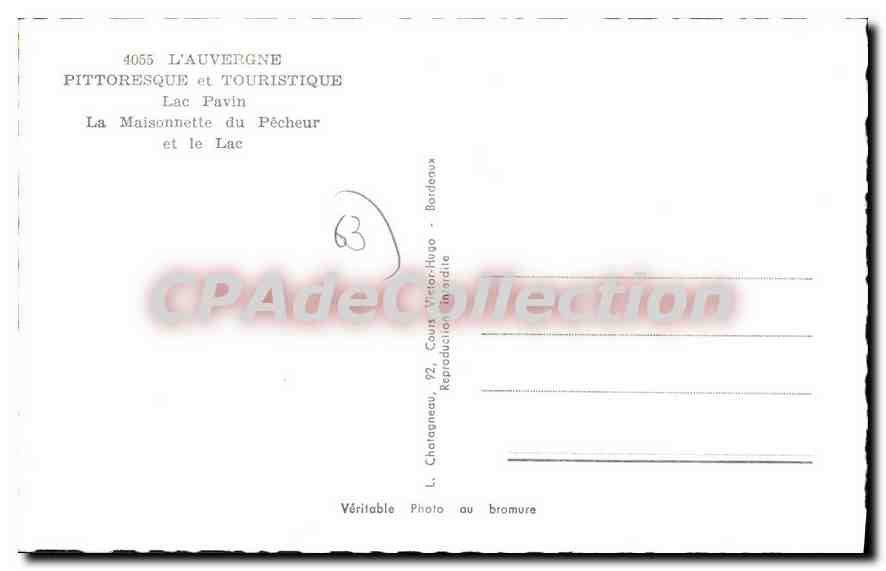 See Pavin — Das Fischerhäuschen — Verlag Elcée — Rückseite