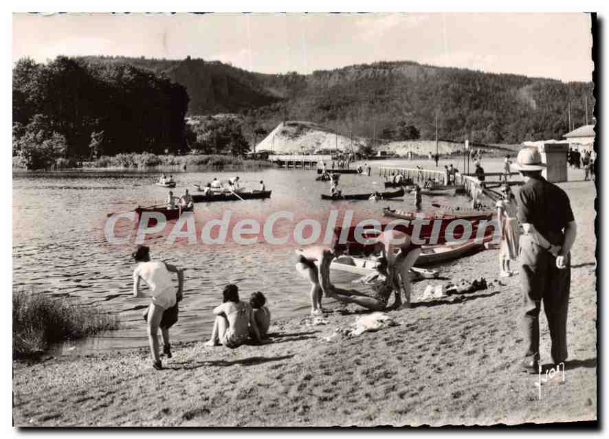 See Chambon (Puy-de-Dôme) — Ansicht der Strand und See — Éditions d'Art Française