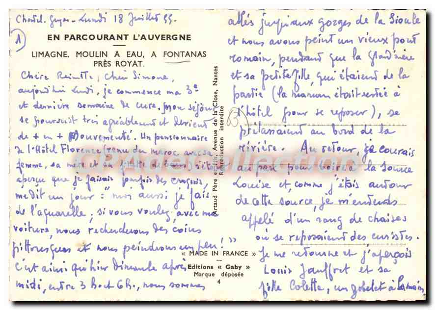 Limagne, moulin à eau à Fontanay - Éditions Gaby — Reverso