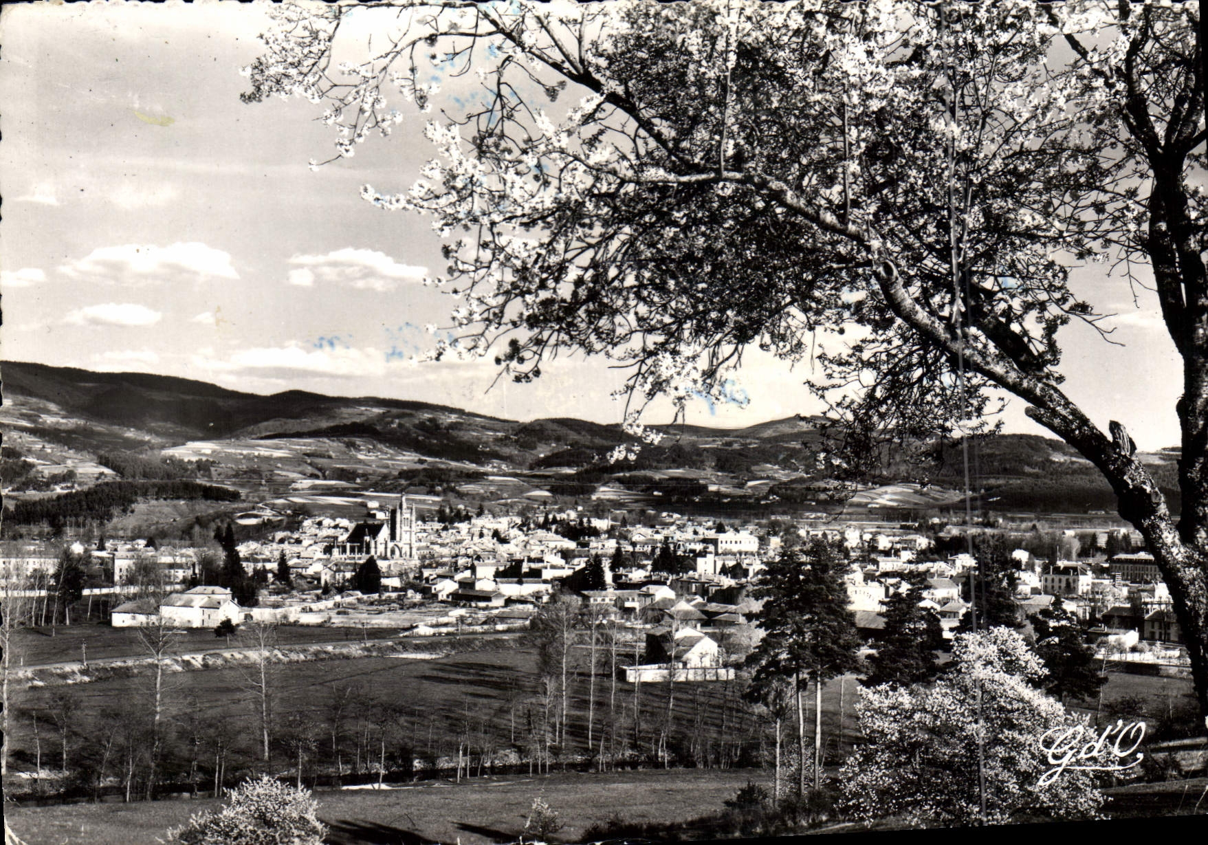 Ambert — Vue générale Ouest — éditeur G.D.O. n° 360