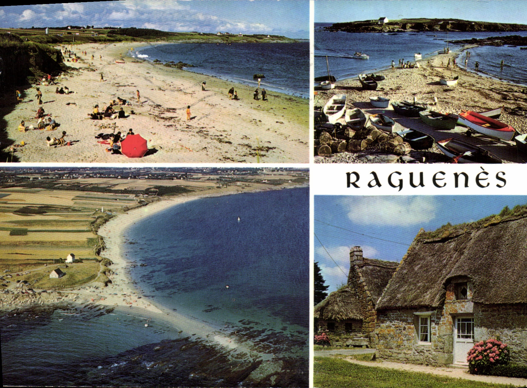 CPSM Raguenes La Bretagne Pittoresque De Pont Aven a Tregunc par la Cote Raguenes en Nevez La Grande