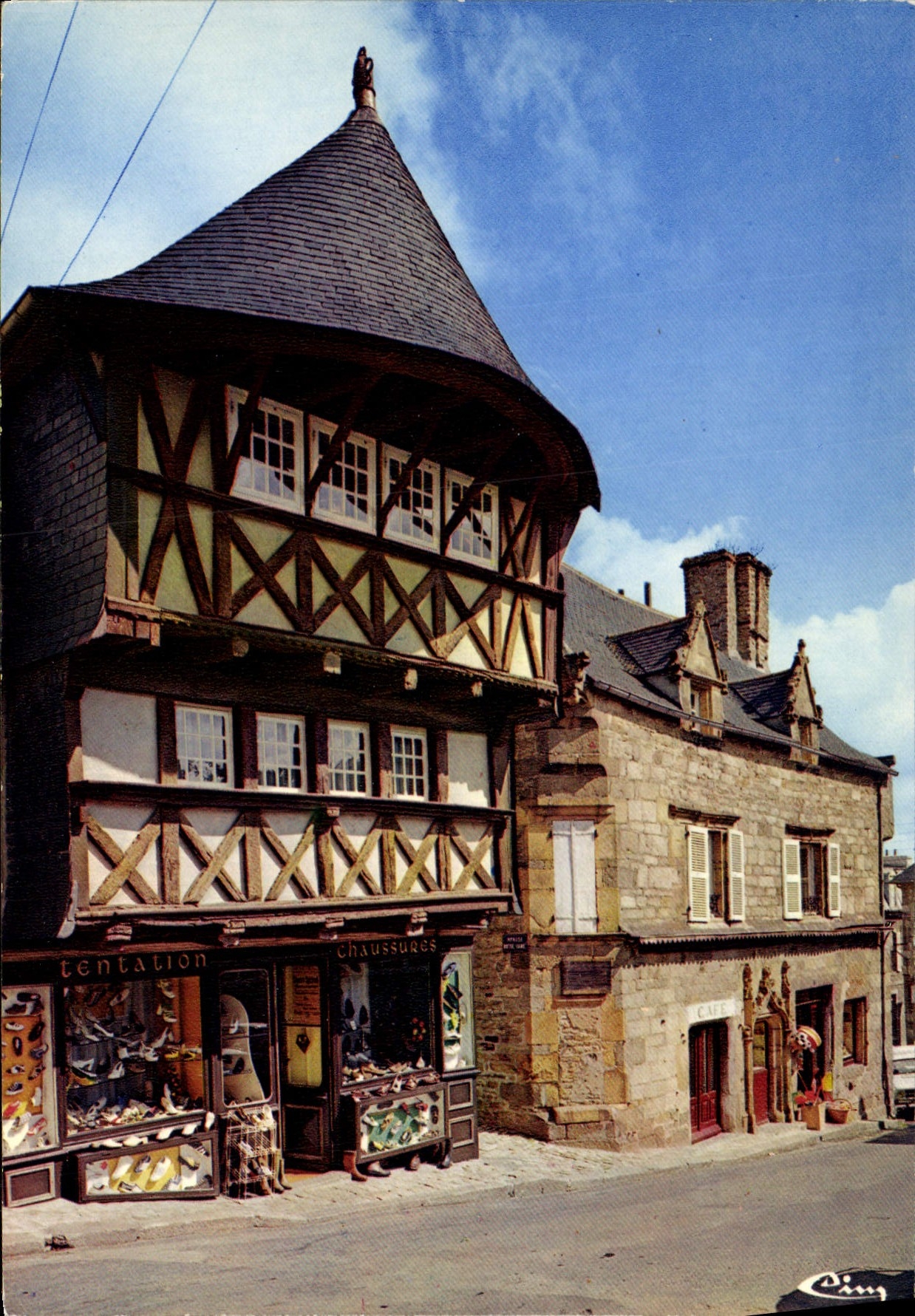 CPSM St Renan N Finist Ancienne Maison Rue de l'Eglise 