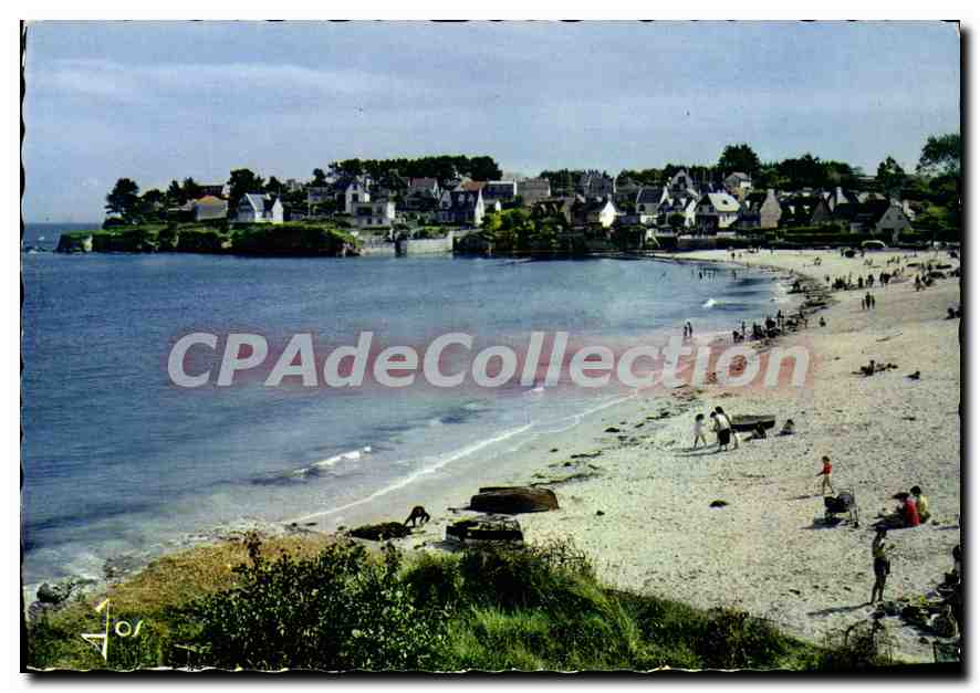 CPSM La Bretagne En Couleur Le Trez Hir Finistere La Grande Plage 