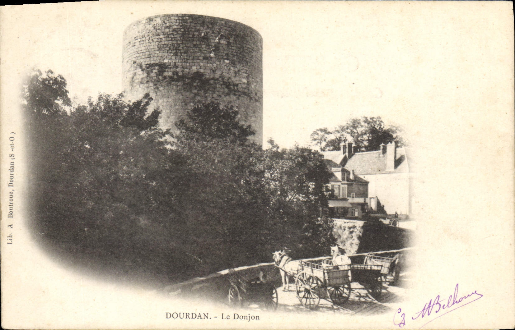 Dourdan - Le Donjon — Lib. A. Belhoms