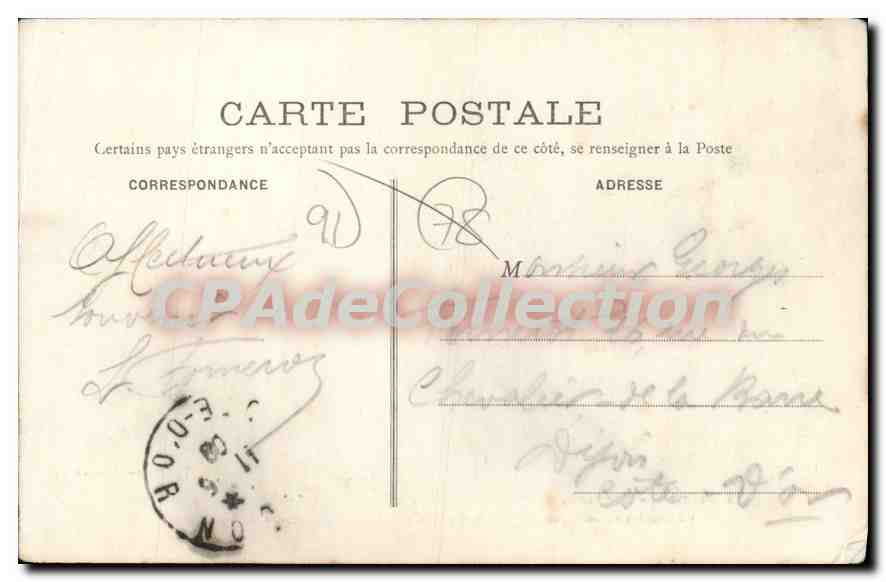 CPA Longpont Lormoy par Saint Michel sur Orge le chateau vu de la prise d'eau ce chateau fut rebati  — Back