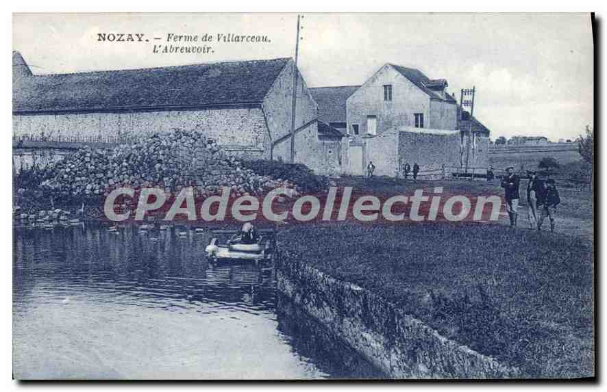 CPA Nozay Ferme de villarceau l'Abreuvoir 
