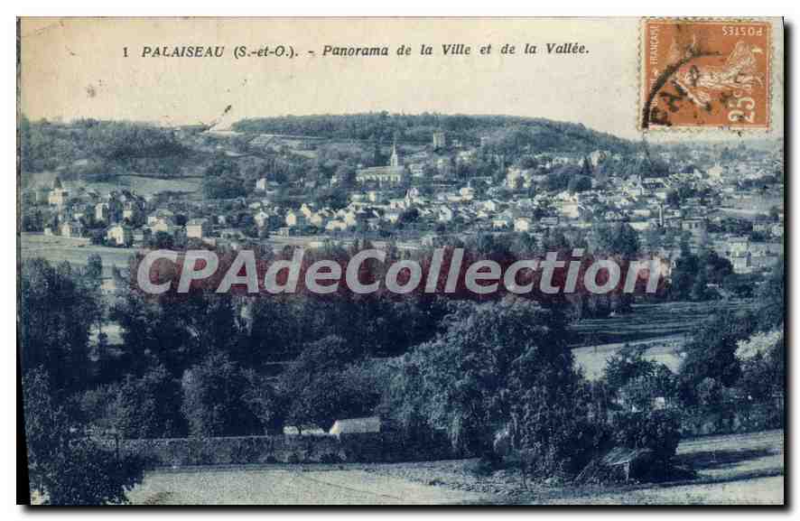 CPA Palaiseau S et O panorama de la ville et de la Vallee 