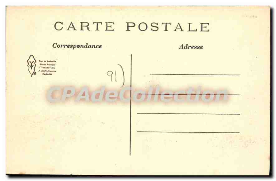 CPA Dourdan le Donjon qui Veillait sur la Vieille cote feodale dont l'histoire est tres agitee au mo — Verso