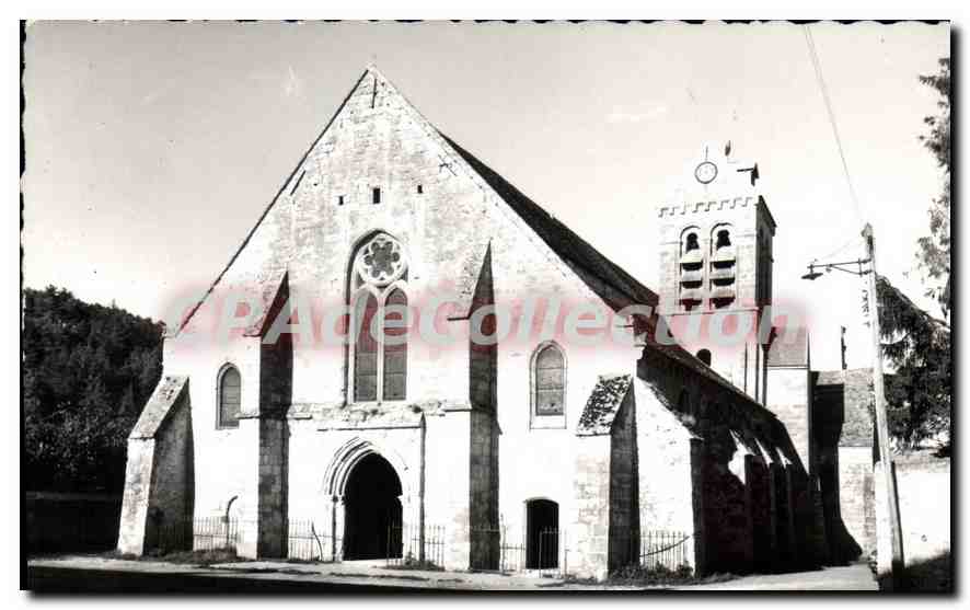 CPA Saclas S et O l'eglise 
