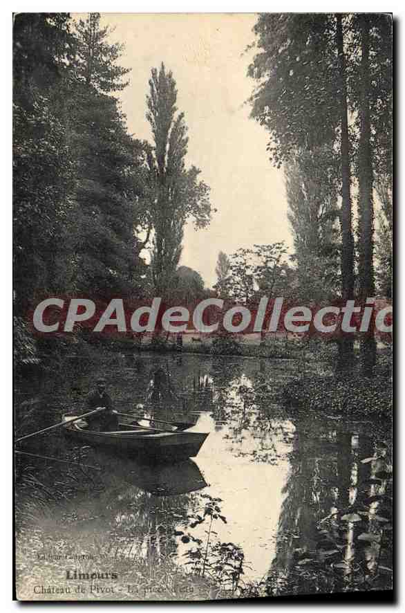 CPA Limours chateau de Pivot la piece d'eau 