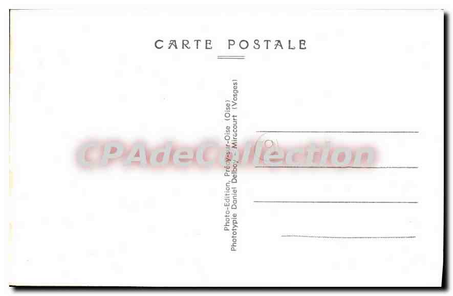 CPA La Ville du Bois S et O le château — Rückseite