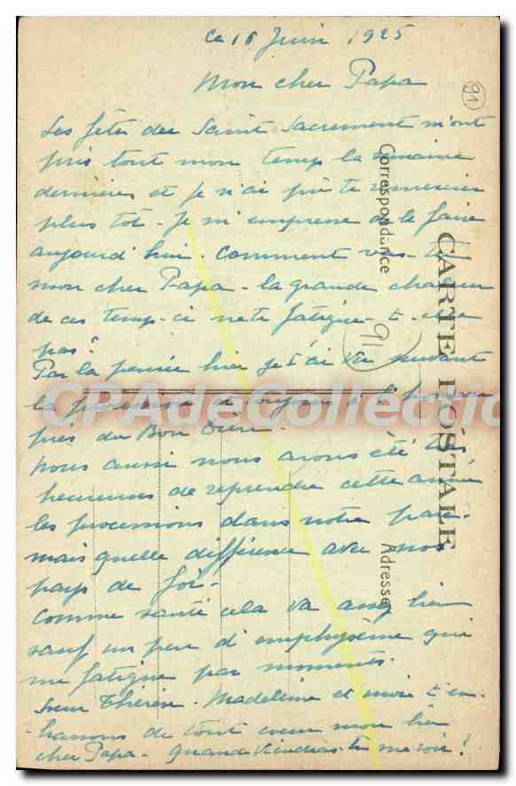 CPA Asile Saint Helene Epinay sous Senart S et O la Nouvelle chapelle  — Back