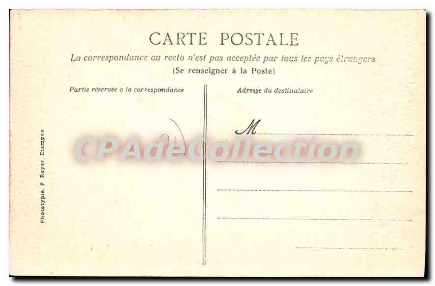 Saint-Cyr-sous-Dourdan — Château de Bandeville. La grotte — Phototype P. Reyer — Reverso