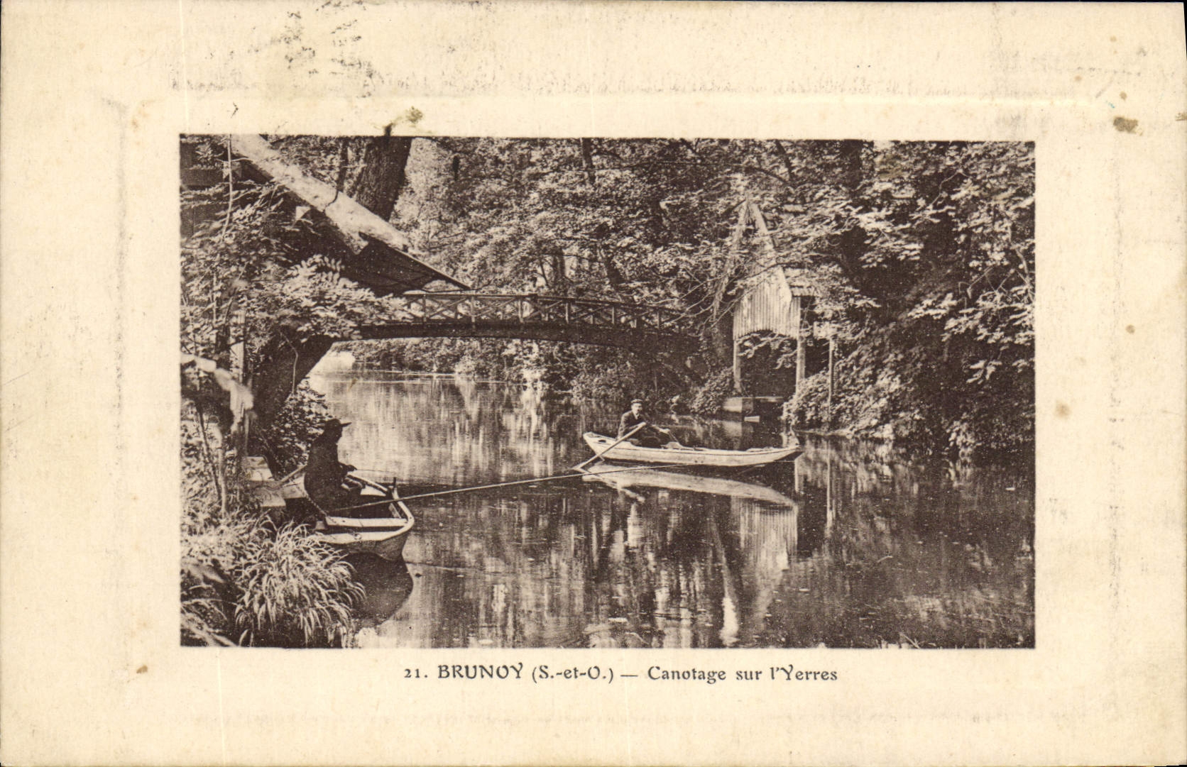CPA Brunoy S et O Canotage sur l'Yerres 