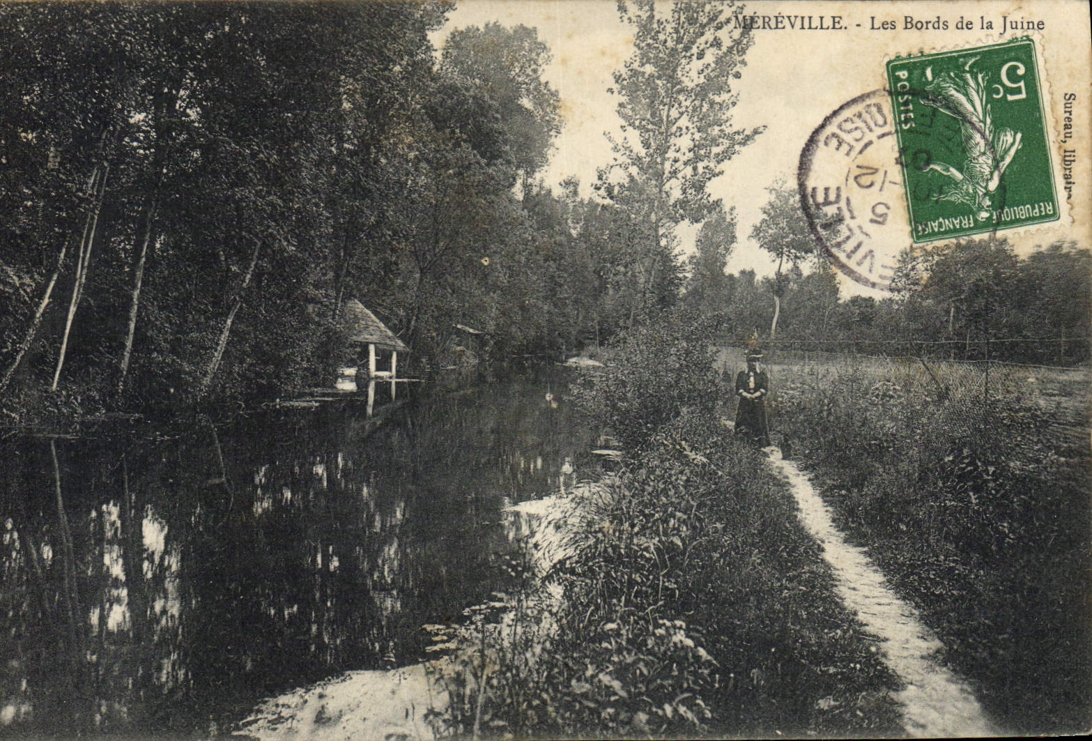 CPA Mereville les Bords de la Juine 