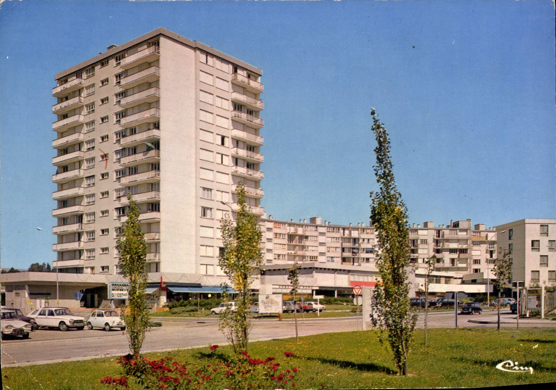 CPSM St Michel Sur Orge Essonne Bois des Roches le centre Commercial Arch M jean Royer 