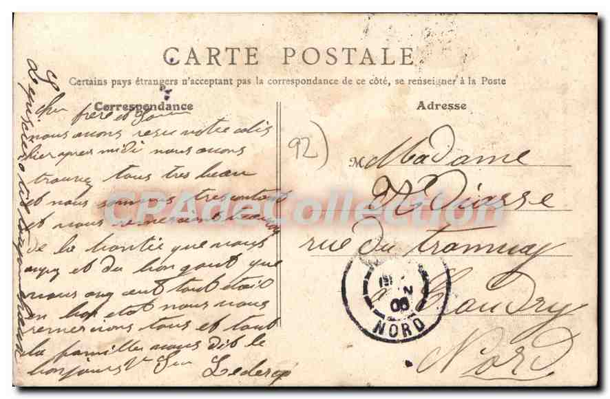 Asnières - Église Paroissiale Ste-Geneviève - Le Maître Autel — Verso