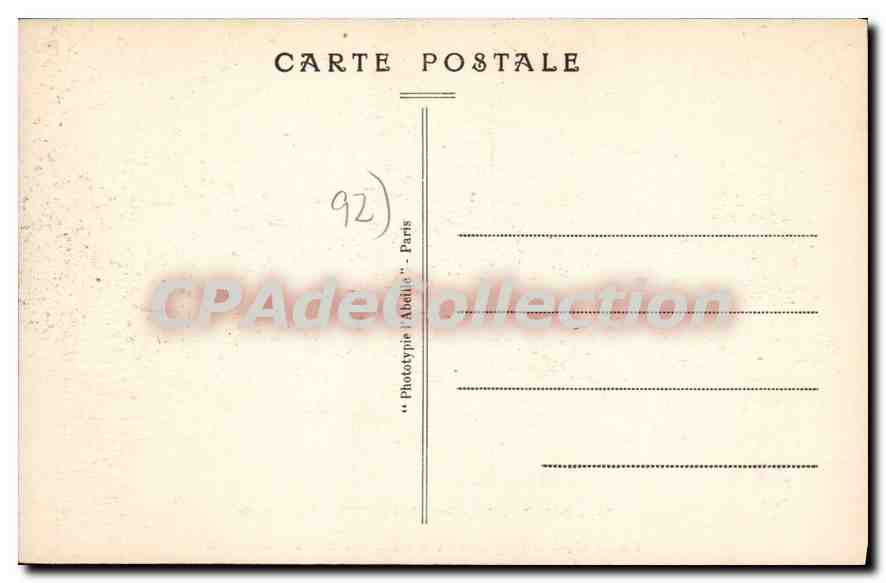 CPA Rueil Interieur de l'Eglise La Crypte — Rückseite