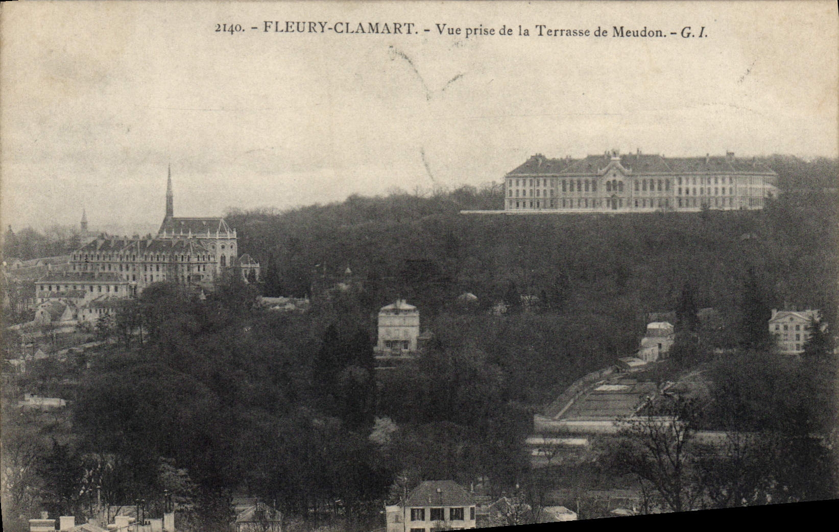 CPA Fleury Clamart Vue prise de la Terrasse de Meudon
