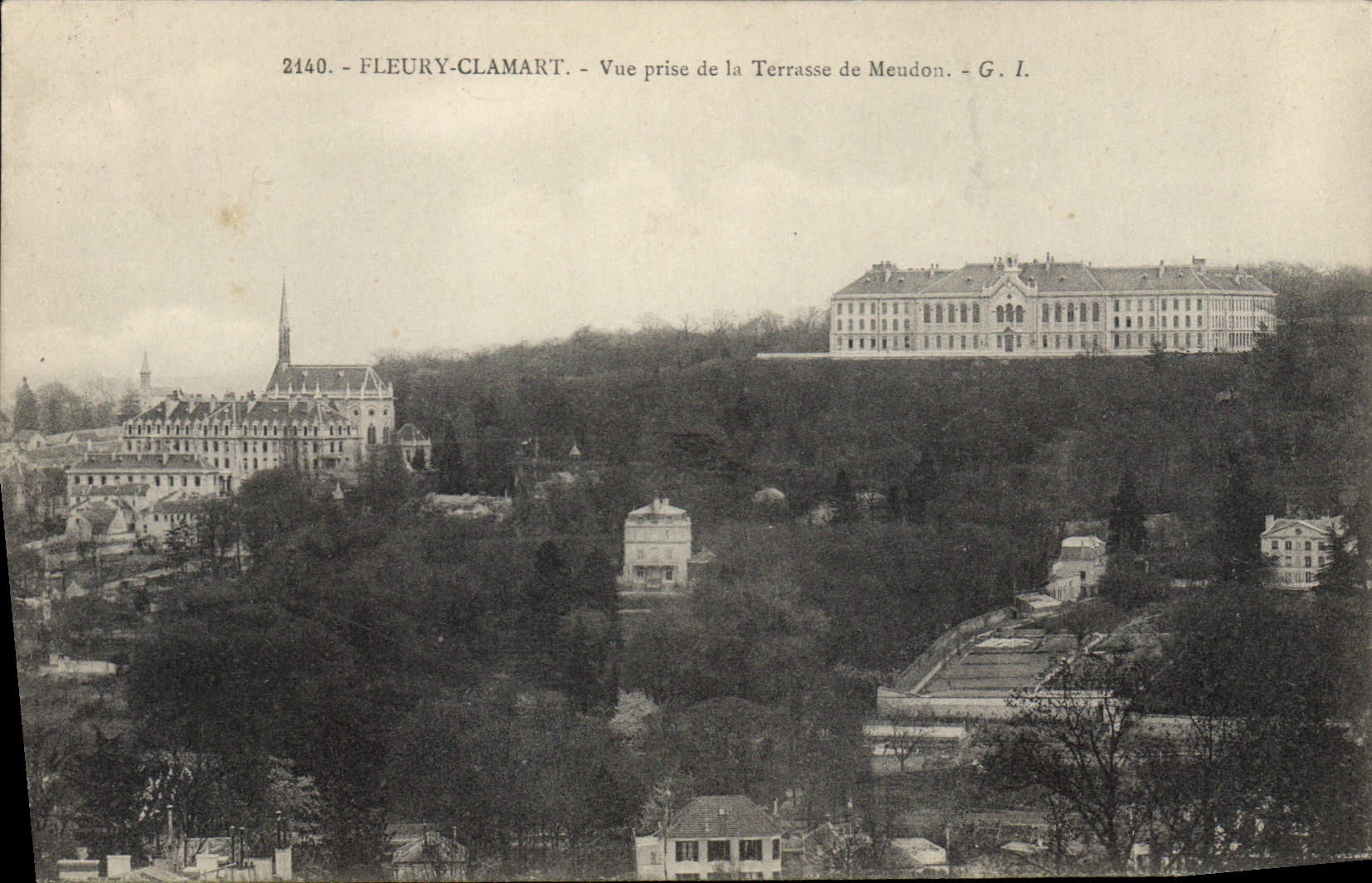 CPA Fleury Clamart Vue prise de la Terrasse de Meudon