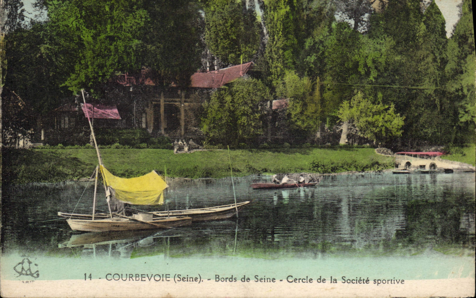 CPA Courbevoie Bords de Seine Cercle de la Societe sportive