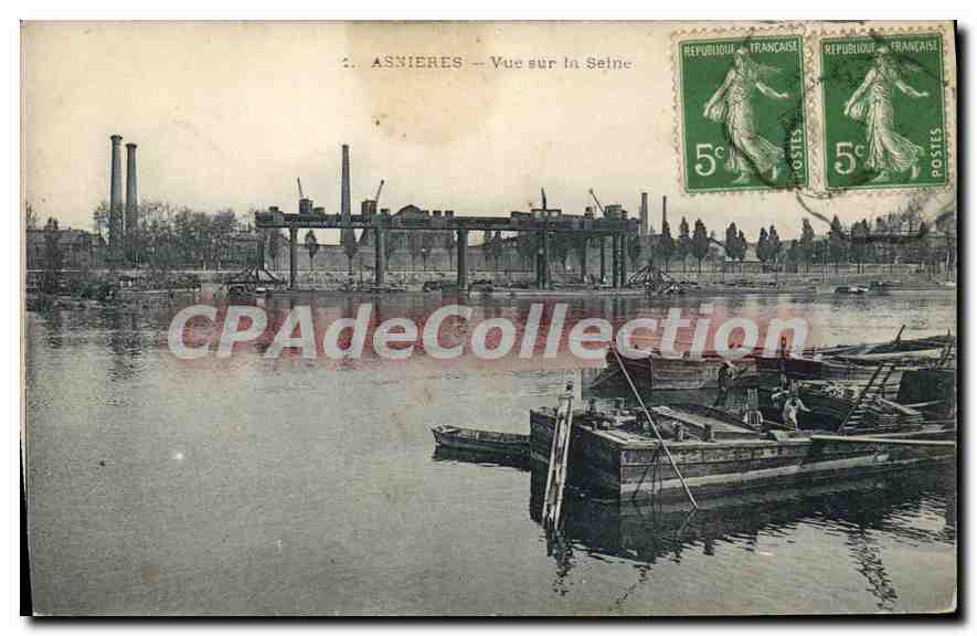 Asnières — Vue sur la Seine — Éditeur non identifié, n° 2