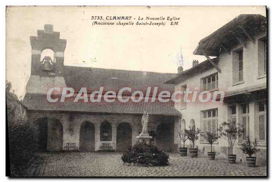 CPA Clamart La Nouvelle Eglise