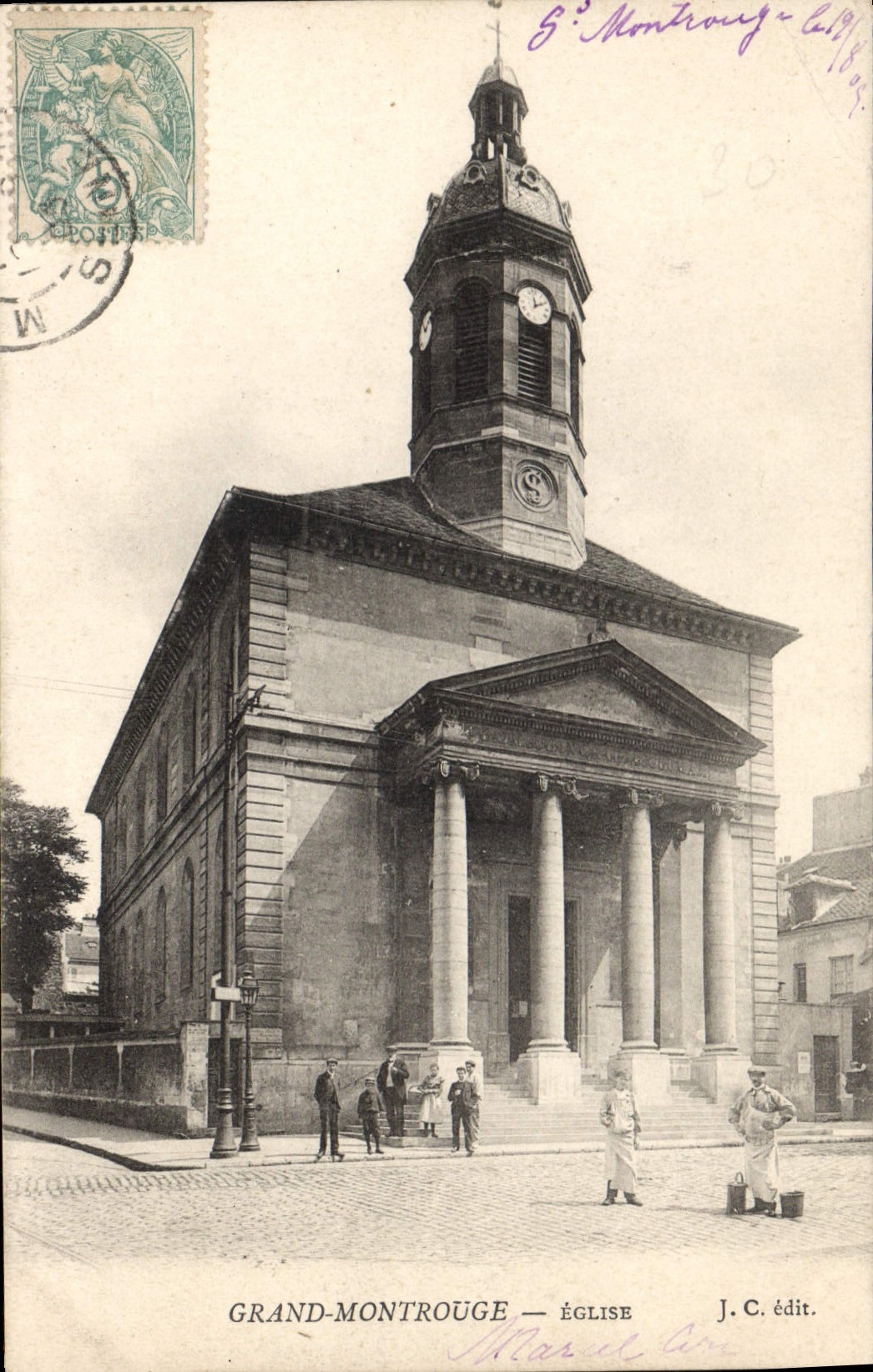 CPA Grand Montrouge Eglise