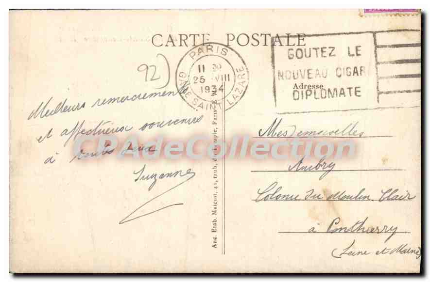Asnières-sur-Seine — Église Sainte-Geneviève — E.M. — Reverso