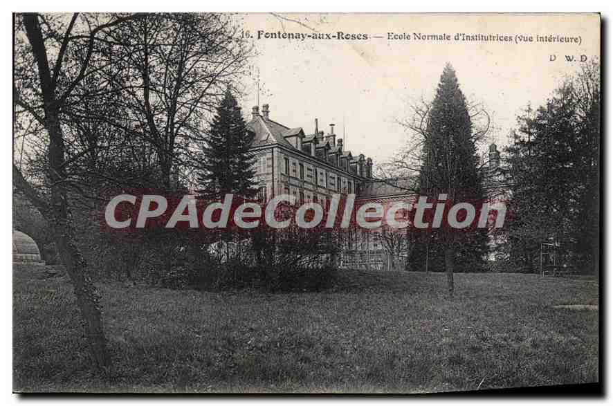 CPA Fontenay aux Roses Ecole Normale d'Institrutices (vue interieure)
