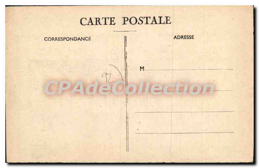 CPA Chatenay Maison natale et busse de Voltaire — Rückseite