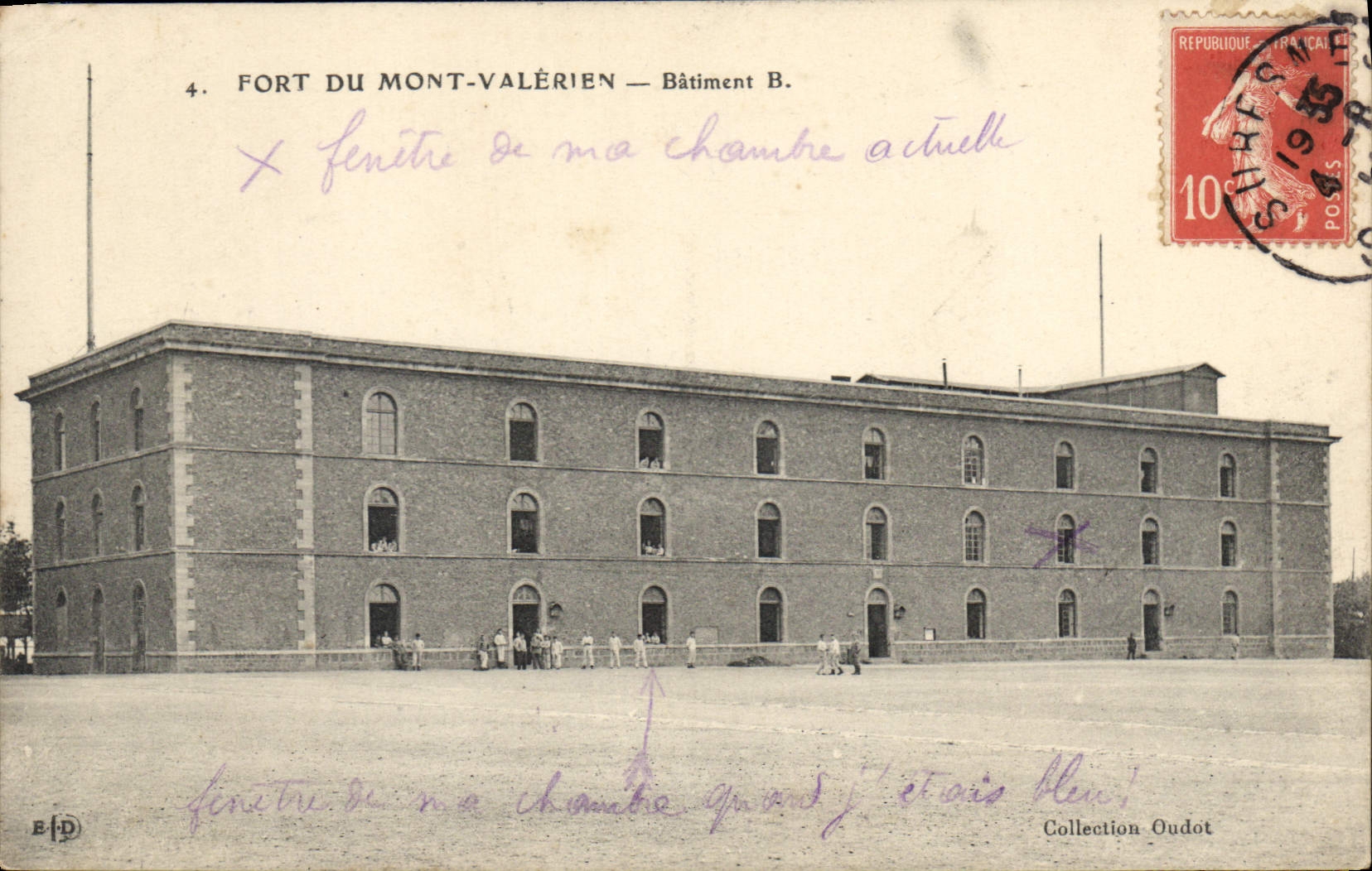 CPA Fort du Mont Valerien Batiment B