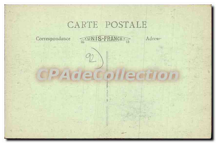 Asnières - Château Pouget - Ensemble du Parc — CPAdeCollection, n°111 — Verso