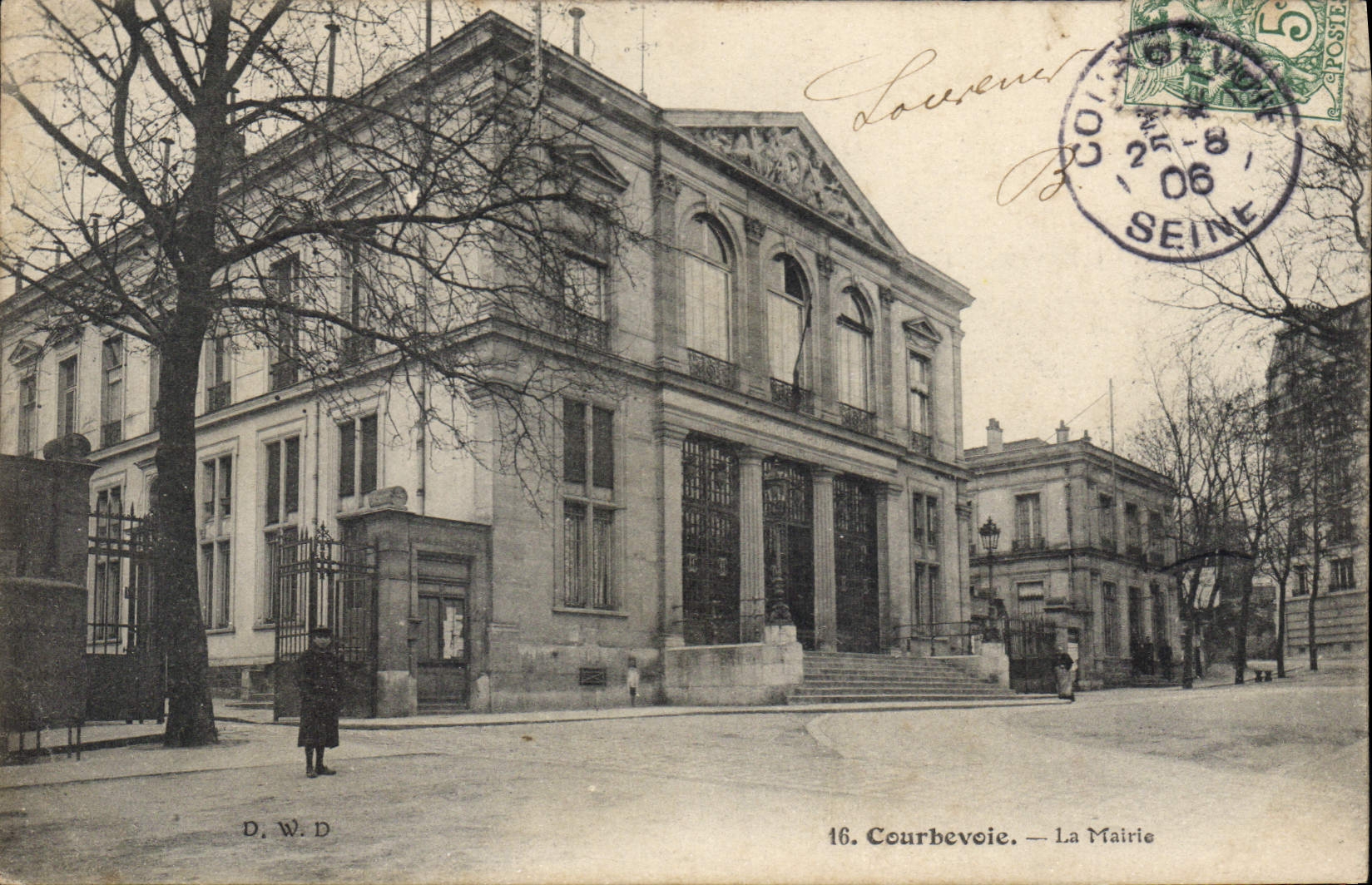 CPA Courbevoie La Mairie