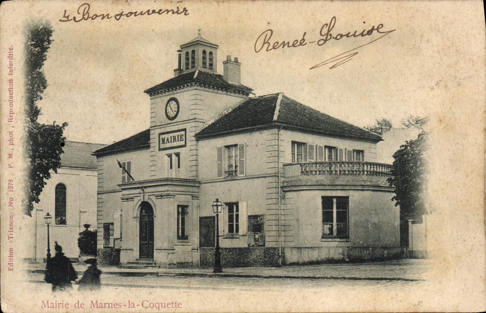 Mairie de Marnes-la-Coquette — Édition René-Louisie, No 1778