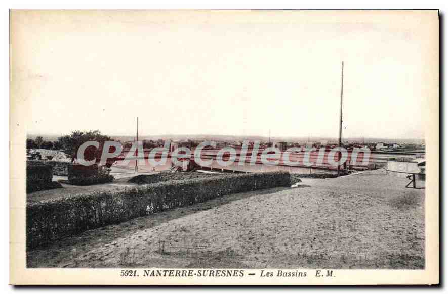 CPA Nanterre suresnes Les Bassins
