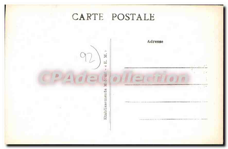 CPA Souvenir Perle Bonheur de Clichy — Rückseite