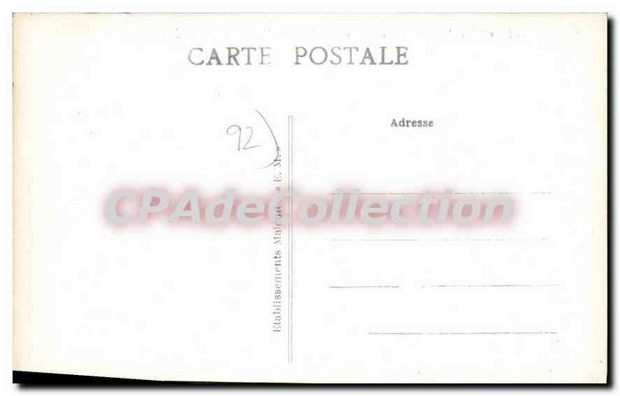 Chaville — Etang de Brise-Miche — E. M. n°3813 — Verso