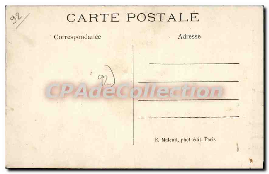 CPA Neuilly sur Seine L'Eglise Saint Pierre — Rückseite
