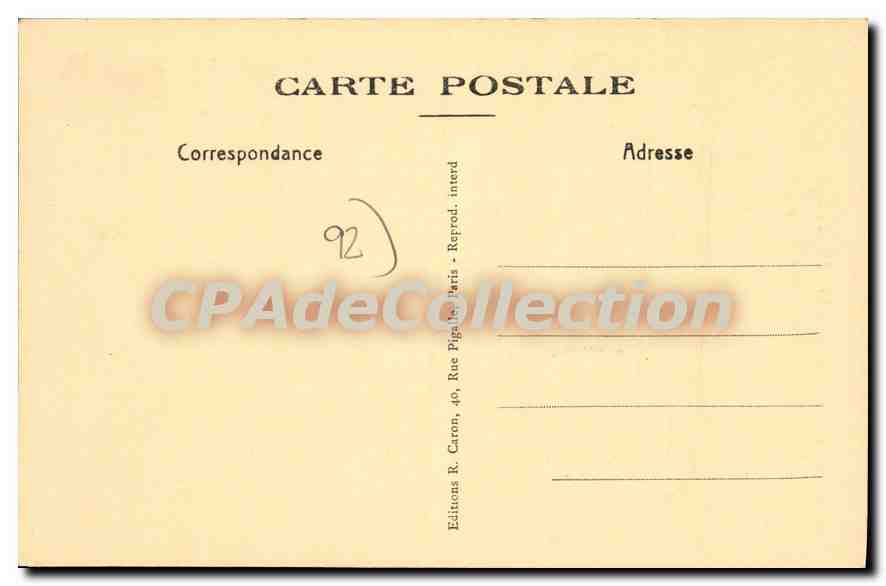 Asnières-Pont de Clichy — Cimetière des Chiens — Vue générale — Verso