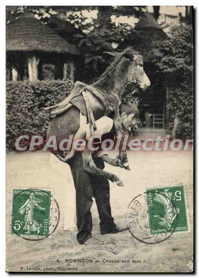 CPA Robinson Chacun son tour âne