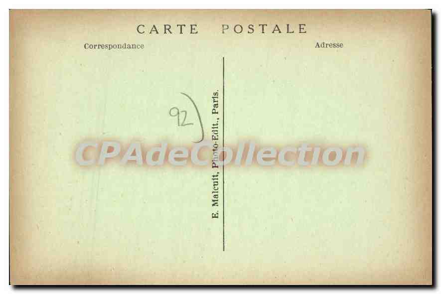 Billancourt — Souvenir Porte-Bonheur — E. Malcuit, 102 - E.M. — Verso
