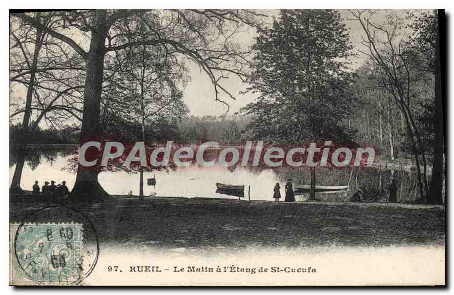CPA Rueil Le Matin a l'Etang de St Cucufa