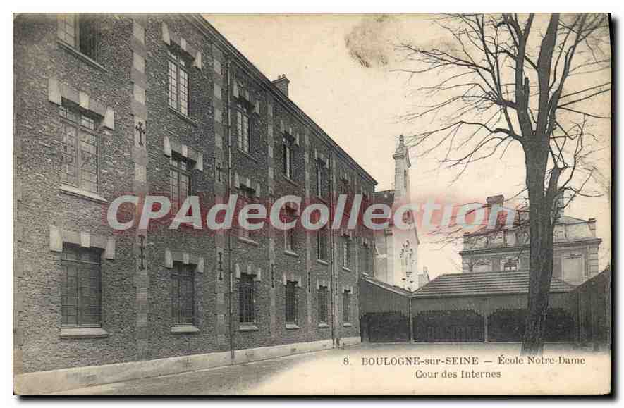 BOULOGNE-sur-SEINE — École Notre-Dame — Cour des Internes