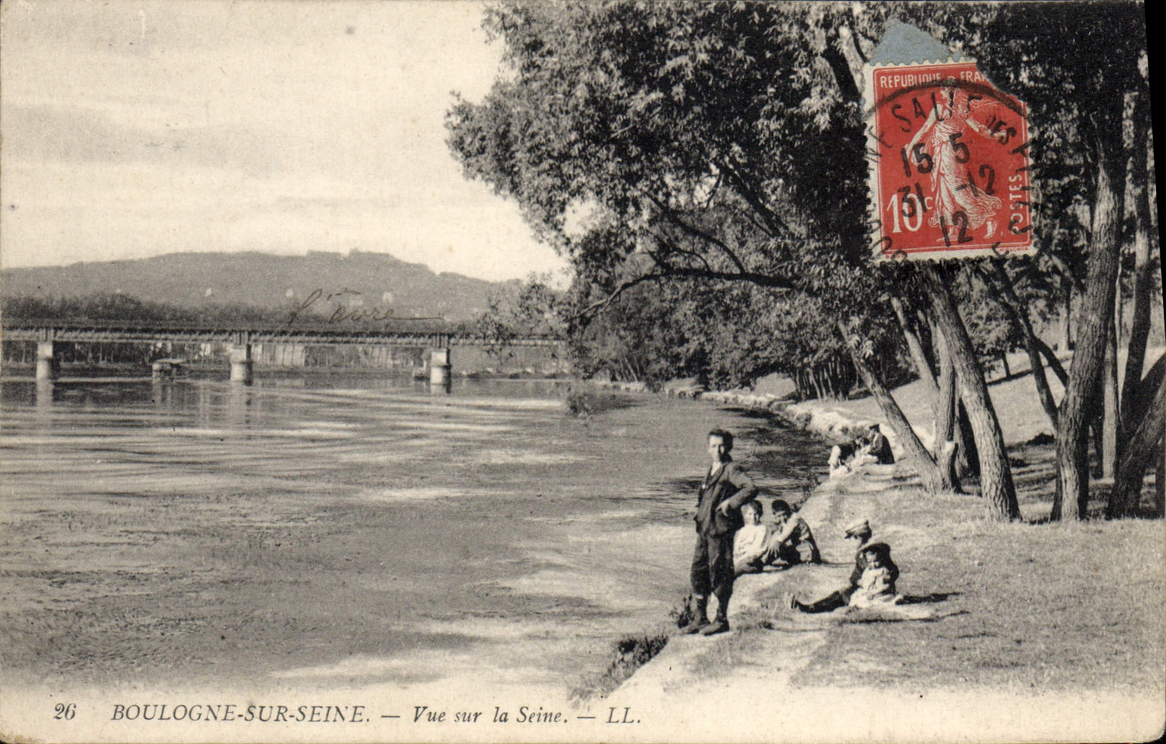 Boulogne-sur-Seine — Vue sur la Seine — LL.